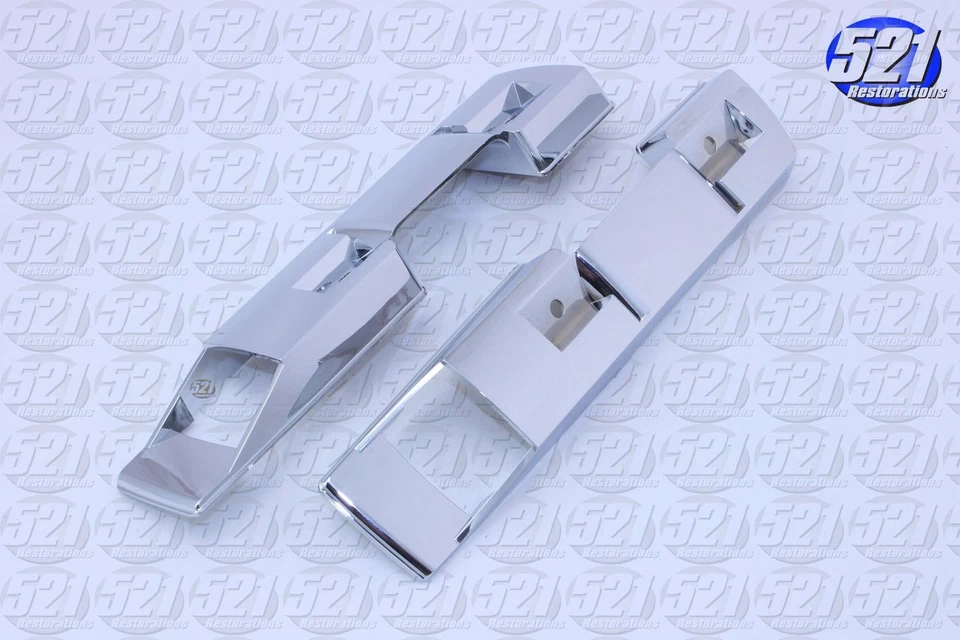 Fits Mopar Front Armrest Bases Chrome 68 69 70 71 72 Demon Dart Valiant Scamp Foto 1 de 2
