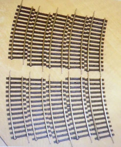 Piko 6814 H0 10 x 2/3 Bent Track Piece 760 With Hollow Profile Plastikschwellen - Picture 1 of 5