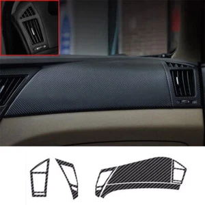 For Hyundai Sonata 2011-2014 Sticker Carbon Fiber Middle Console Dashboard Panel - Foto 1 di 9