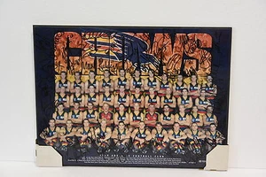 1999 Team-Signed Adelaide Crows Mounted Poster - Malcolm Blight's Last Year - Foto 1 di 6