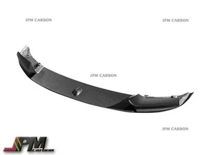 Fit F10 w/ M Sports Carbon Fiber Front Lip & FREE Gloss Black Grill - Picture 1 of 3