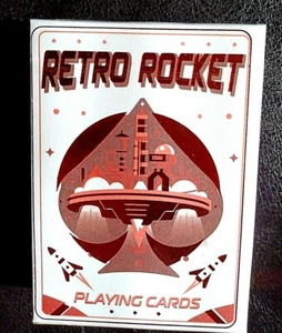 GILDED Edition RETRO ROCKET LIMITED Edition Red Foil PLAYING CARDS Penguin Magic - Bild 1 von 4