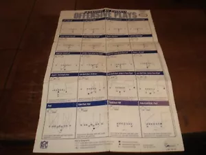 Inserto de hoja de juego NES Nintendo NFL LJN-FN-US - Imagen 1 de 2