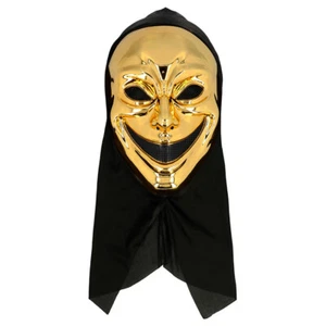Gesichtsmaske Crazy killer mit Kapuze - Bild 1 von 1
