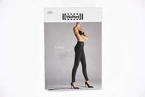 Wolford 171749 Womens Velour Ankle Length Leggings Black Size 34/ US 4 - Picture 1 of 2