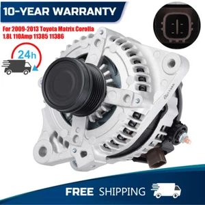 Alternator For Toyota Corolla 1.8L 2009 2010 2011 2012 2013 11385 11386 11577 US - Picture 1 of 9