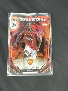 2023-24 Topps UCC Kobbie Mainoo Future Stars Inferno Foil #57 Manchester United - Picture 1 of 2