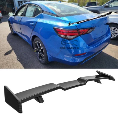57" fibra de carbono porta-malas traseiro spoiler cauda asa estilo TRD para Nissan Sentra SV - Imagem 1 de 4