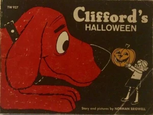 CLIFFORD THE DOG x3 - Vintage Rare Paperbacks x2 HALLOWEEN & TRICKS, + SCHOOL x1 - Bild 1 von 3