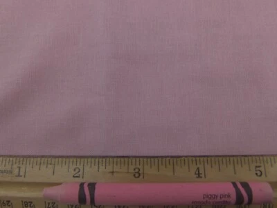 Piggy Pink Solid Fabric/1yd./Unbranded/New/100% Cotton Fabric - Image 1 of 2