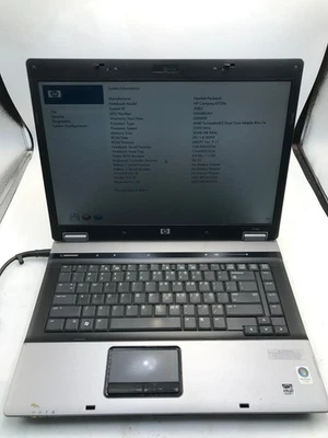 HP Compaq 6735b AMD Turion X2 2.2GHz 15" Laptop- BOOTS BIOS- MZ - Image 1 of 4
