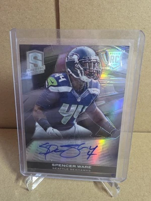 2013 Panini Spectra - Rookie Autographs Spencer Ware #191 /299 (AU, RC) - Image 1 of 2