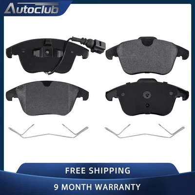 Front Brake Pads Set for 2012 2013 2014 2015 2016 2017 2018 Volkswagen Passat - Imagem 1 de 4