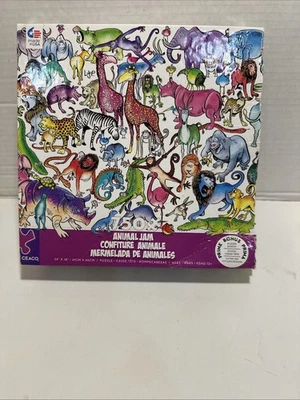 750 PiecesJigsaw Puzzle Animal Jam Zoo Time Ceaco Includes Poster - Image 1 of 4