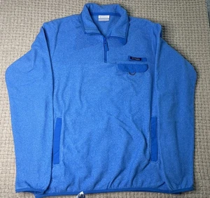 Columbia PFG Damen Harborside Fleece Pullover Blau Quarter Zip Gr. S - Bild 1 von 21