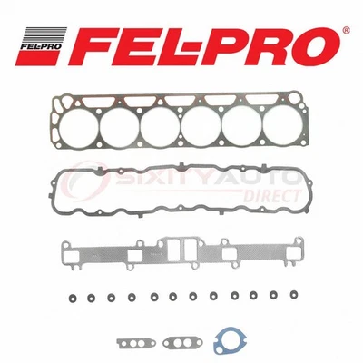 Fel-Pro Cylinder Head Gasket Set for 1960-1970 Ford P-100 2.4L 2.8L L6 - hg Foto 1 de 4