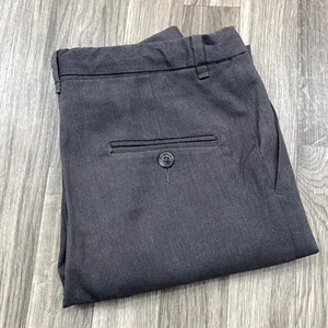 CALVIN KLEIN Straight Leg Mid Rise Grey Wool Blend Dress Pants Boy's Size 12 - Picture 1 of 10