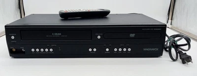 Magnavox DV220MW9 DVD 4-Head VHS/VCR Combo - w/Remote - (Tested & Working) - Image 1 of 4