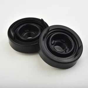 Dust Cover Cap Black For Car Headlight Installation Pair Parts Waterproof - Picture 1 of 12