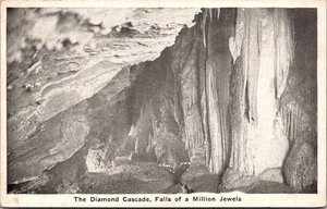 DIE DIAMON-KASKADE Fälle von einer Million Juwelen SHENANDOAH HÖHLEN Postkarte - Bild 1 von 2
