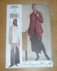Vogue Original Paper Pattern V8435FW 2007 Jacket Top Skirt & Pants Bust 40”- 44” - Picture 1 of 3