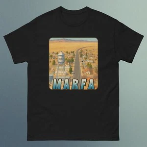 Marfa - Texas USA Design 3 - Unisex Kurzarm T-Shirt - Bild 1 von 5