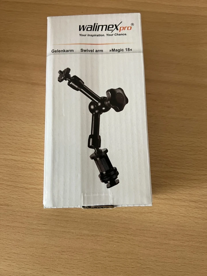 walimex pro Magic Arm 28cm für DSLR Rigs u. Dollys Haltersystem - Bild 1 von 1