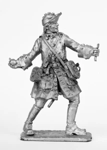 Granadero de Carlos XII. Juguete de hojalata soldado 54 mm (1/32) - Imagen 1 de 3