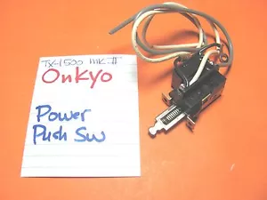 📈RECEPTOR ESTÉREO ONKYO 25035047 INTERRUPTOR DE ALIMENTACIÓN TX-1500 MK II - Imagen 1 de 1