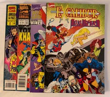 4 Excalibur Marvel Comics (Mojo Mayhem, Annual #1 & 2 + Excalibur vs. X-men)
