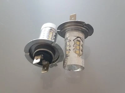 SE ADAPTA A RENAULT CLIO 2001-2006 SET 2 X H7 16 BOMBILLAS LED FAROS ANTINIEBLA Foto 1 de 4