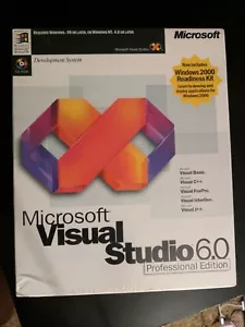 New Microsoft Visual Basic Studio 6.0 6 Professional PRO FoxPro C++ 659-00390 - Picture 1 of 4
