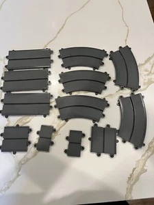 Vintage Grey 1964 1965 Ideal Toy Motorific slot car track - 12 Pieces - Picture 1 of 6