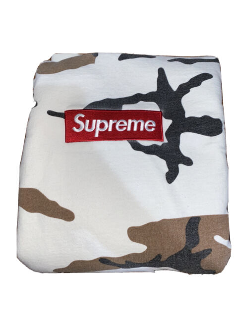 Supreme Box Logo Hooded Sweatshirt Camo FW16 SUPW013 Men's Size M