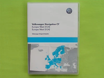 DVD NAVIGATION CY EUROPA 2017 V14 VW RNS 510 810 TOUAREG T5 PASSAT GOLF SKODA - Bild 1 von 4
