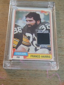 2022 Jersey Fusion Topps 1981 Franco Harris 1977 Game Worn Jersey Steelers - Picture 1 of 2