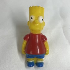 Vintage Bart Simpson Night Light 1990 Orange Shirt Blue Pants 4" Works Very Nice