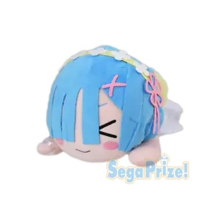 Re Zero Kuttari Nesoberi Jumbo bambola di peluche Rem Oni Tenshi angelo demone SG9860 - Foto 1 di 1