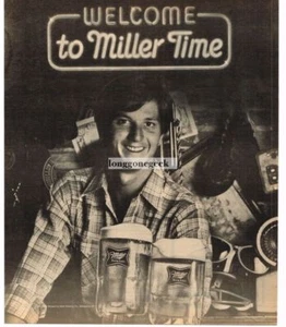 1982 MILLER HIGH LIFE BEER Welcome To Miller Time Man Frosty Mugs Vintage Ad  - Picture 1 of 1