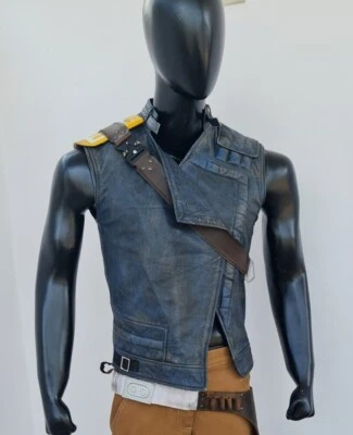 Inspired by Star wars Jedi Survivor Cal Kestis blue vest with Shoulder belt Pad - Image 1 of 4