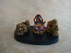 3 Vintage Handcrafted in Italy Action Cheswick PA Resin Asian Figures Set 1950s
