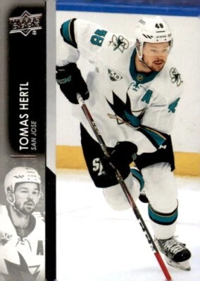 2021-2022 Upper Deck Hockey #149 Tomas Hertl San Jose Sharks Series 1 - Image 1 of 2
