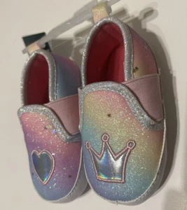 Laura ashley Baby Mädchen Schuhe Größe 4 Neu Slipper Bequem Babyschuh - Bild 1 von 12