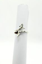 Sterling Silver 925 Butterfly Ring Women's Silver Statement Jewelry
