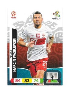 Adrenalyn sandwich card - Euro 2012 - Poland - Marcin Wasilewski
