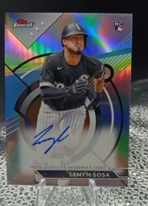 2023 Topps Finest Lenyn Sosa Autograph Rookie Auto RC #FA-LS White Sox Refractor - Picture 1 of 2