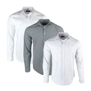Camisas para hombre LS Algodón Exclusivas Calidad Premium Oficina Trabajo Vacaciones Prendas para el torso M06 - Imagen 1 de 10