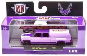 M2 MACHINES 1976 GMC SIERRA 3500 DUALLY SQUAREBODY LAS VEGAS CONVENTION - Picture 1 of 3