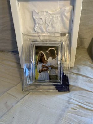 MIKASA Glass beveled Picture frame 9 x 11 Overall - Image 1 of 4