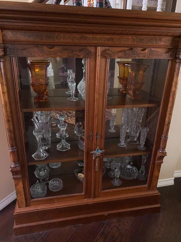 vintage curio cabinet Cover